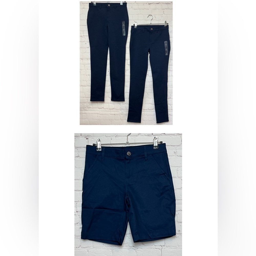 Bundle of Three Size 12 Navy School Uniform Bottoms